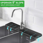 Sink Splash Guard, 5°Slope Silicone Draining Mat - Image 3