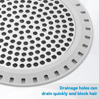 Shower Drain Hair Catcher/Drain Strainer, 2 Pack Shower Drain Cover - Image 6
