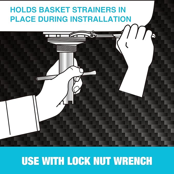 DURATECH Basket Strainer Wrench, Universal Sink Strainer Wrench - Image 2