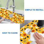 Halloween Pumpkin Bat Ghost Kitchen Sink Splash Guard Mat Absorbent Fast Drying - Image 5