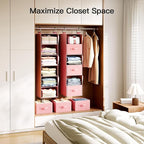 Pipishell Hanging Closet Organizer 6-Shelf, Hanging Shelves - Image 4