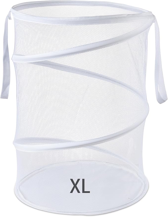 Seiritex Mesh Popup Laundry Hamper 115L Collapsible Laundry Basket Extra Large by SEIRITEX