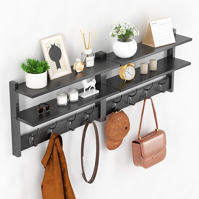 2 Tier Coat Rack Wall Mount by Orapoke