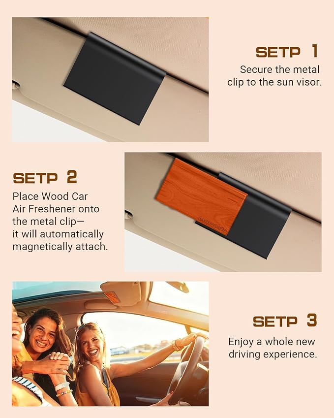 Car Air Freshener-The Original Wood Air Freshener - Image 5
