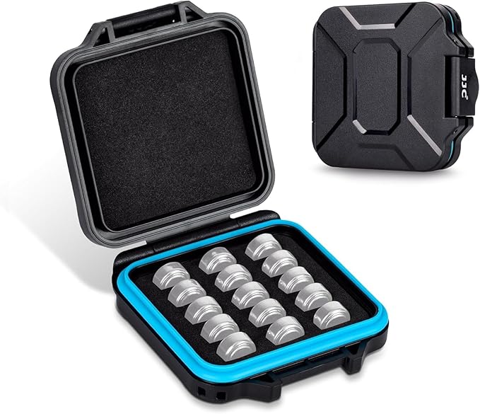LR44 Size 675 Battery Case Holder Storage, Water-Resistant Anti-Shock, Coin by JJC