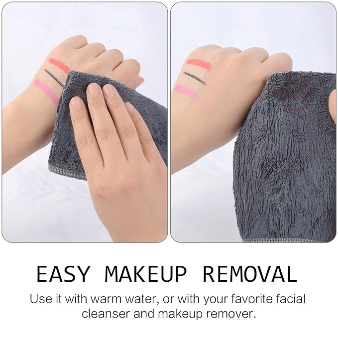 SINLAND Microfiber Facial Cloths Fast Drying Washcloth 12inch x 12inch - Image 2