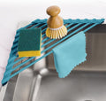 Tomorotec Compact Silicone-Coated Triangle Dish Drying Rack by Tomorotec