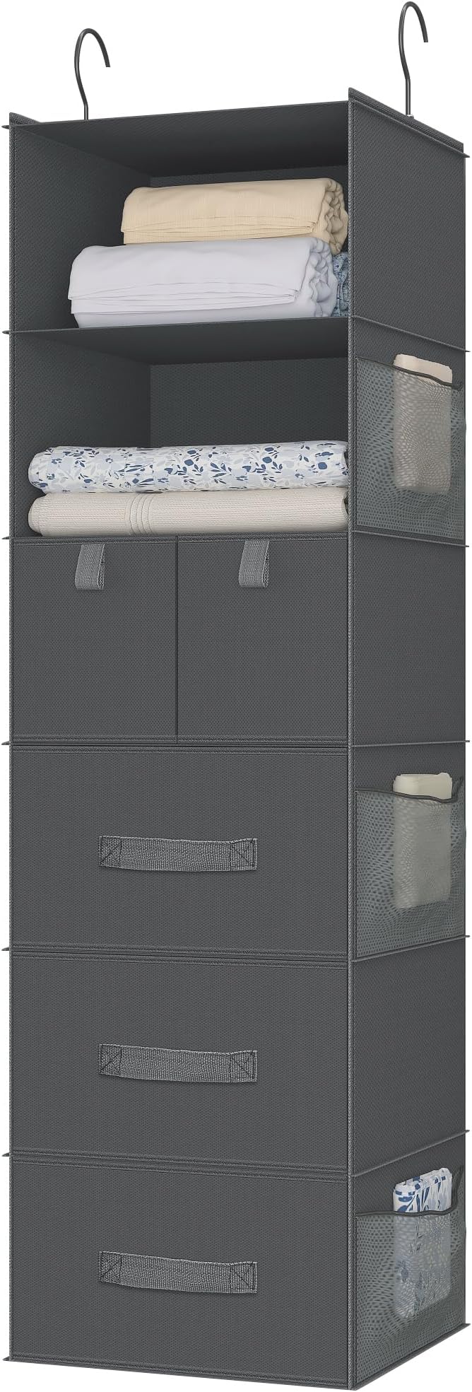 6-Shelves Hanging Closet Organizer by Bosuelife