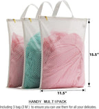 TENRAI Laundry Bag Mesh Wash Bag，Use YKK Zipper，Tote Bag Bathroom Hanging - Image 3