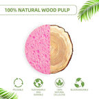 120-Count Compressed Facial Sponges|Kickleen 100% Natural Cellulose Cosmetic - Image 7