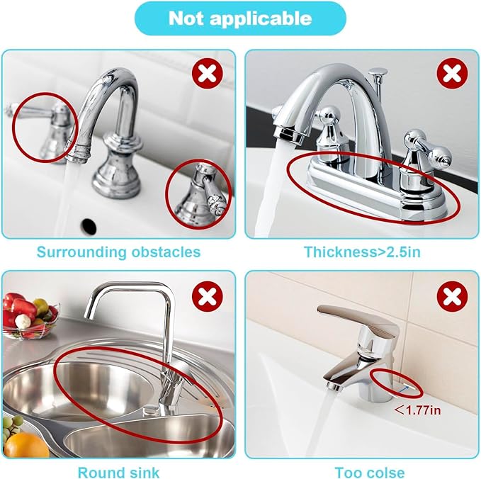 Kitchen Faucet Splash Mat, 24 inch Silicone Sink Splash Guard Drying Mat - Image 5