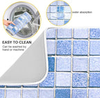 Super Absorbent Dish Drying Mat, Microfiber Fast-Drying Dish Mat, Kitchen Dish - Image 2