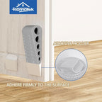 HOMOTEK 6 Pack Wedge Rubber Door Stops Door Chucks Stoppers Wall Protector - Image 2