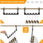 12-Pack-Closet-Organizers-and-Storage, Clothes-Organizer-Hangers - Image 4