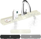 Kitchen Sink Splash Guard Gen2-30" x 6'' Silicone Sink Mat Splash Guard fit by EBIGIC