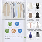 12-Pack 48-Inch Clear Garment Bags - Image 3