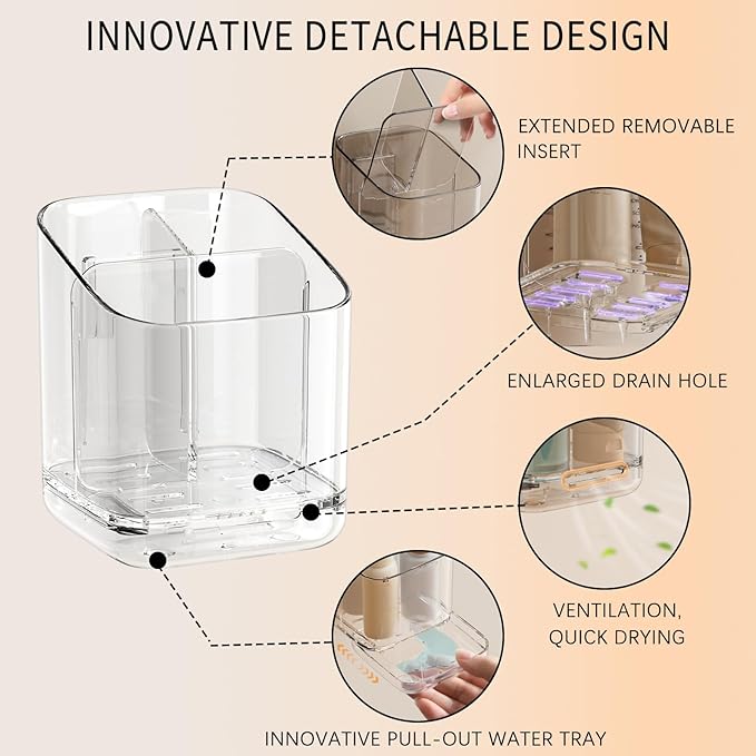 Electric Toothbrush Holder，Toothbrush and Toothpaste Holder - Image 3