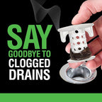 SinkShroom SSCLE988 The Revolutionary Sink Drain Protector Hair - Image 3