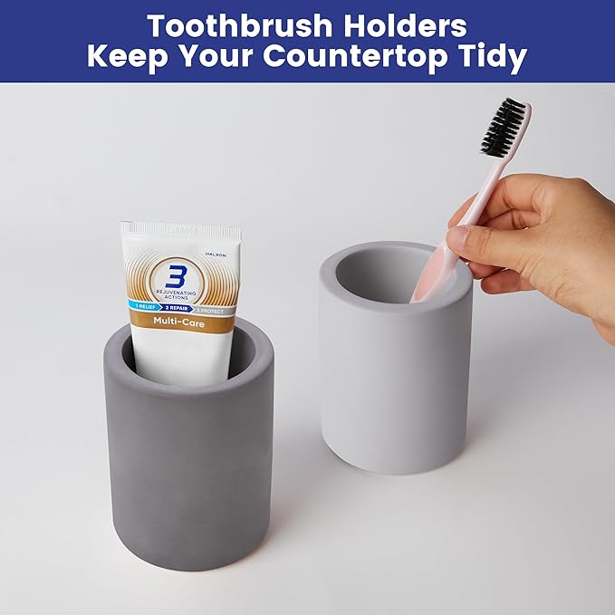 Drying Stone Toothbrush Holder, Diatomite Toothbrush Holders - Image 3