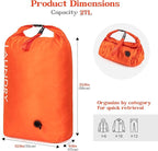 Travel Laundry Bag, Vacuum Compression Dirty Clothes Travel Bag, Waterproof - Image 2