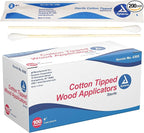 Dynarex 6-Inch Sterile Cotton Tipped Applicators by Dynarex