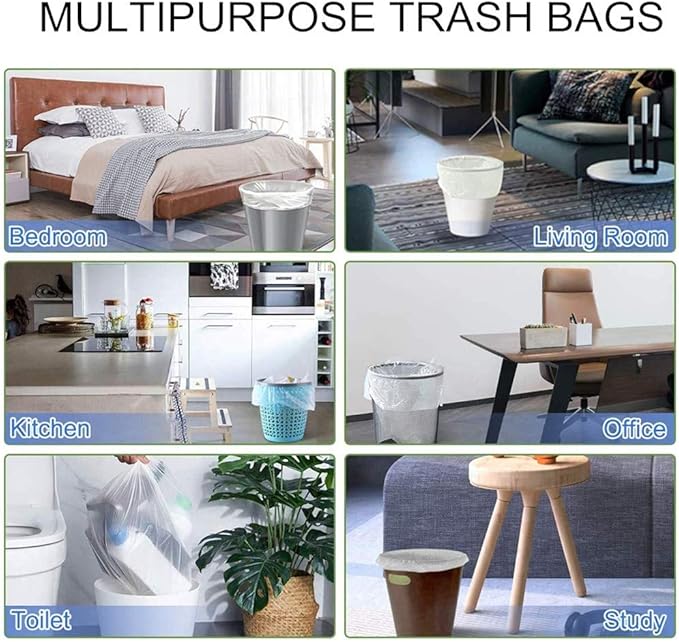 Small Trash Bags, Magesh 4 Gallon Trash Bag/Small Garbage Bags, Strong - Image 6