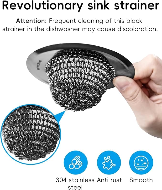 Revolutionary Kitchen Sink Drain Strainer, Patented Reversible Kitchen Sink - Image 6