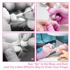 Nail Brush Rings SHEERBLISS Mini Nail Brushes 20pcs Hand Fingernail Brush - Image 6