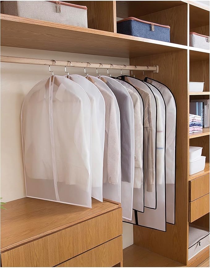 Garment Bags for Wedding Dress Garment Bag Closet Cover for Open Closet Clothes - Image 5