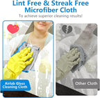 Airlab Glass Polishing Cloth Streak Free Miracle Microfiber Cleaning Cloth Lint - Image 5