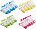 20 Pack Colorful Plastic Clothespins, Heavy Duty Laundry Clothes Pins Clips Pegs by CYNVS