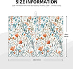 Burnt Orange Teal Floral Dish Drying Mats - Image 7