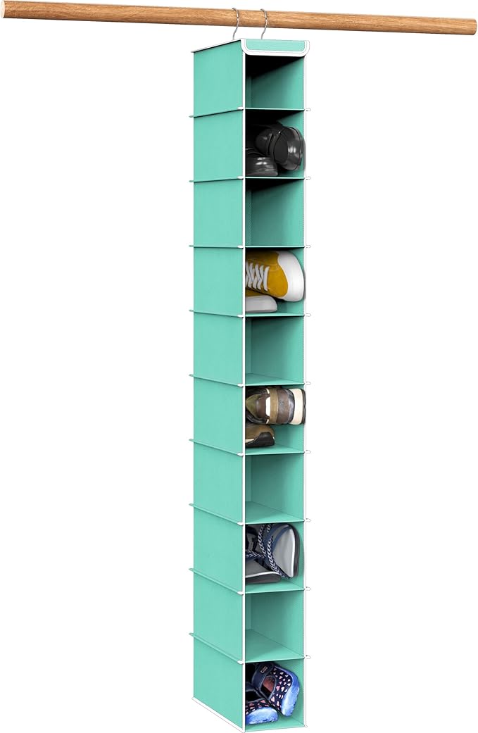 Simple Houseware 10 Shelves Hanging Shoes Organizer Holder by SimpleHouseware