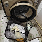 Collapsible Laundry Basket, Dirty Clothes Mesh Pop Up Hamper, Small Foldable - Image 4