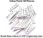 LWR CRAFTS Wooden Small Clothespins 1-7/8" 4.8cm 50 Pieces Per Pack - Image 5