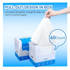 Single Use Face Towels, Ultra Soft and Thick, Disposable Makeup Remover Facial - Image 2