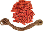 DurReus 50 Pieces DIY Mini Color Wooden Clothespins Home Decoration Hanging by Unknown
