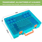 Battery Organizer Storage Holder- Batteries Case Containers Box - Image 5