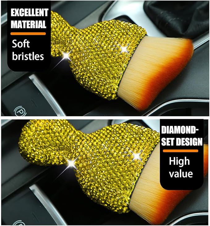 zipelo Auto Interior Dust Brush, Car Detailing Cleaning Brush - Image 5