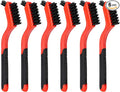 6pcs Nylon Brushes for Cleaning, Small Cleaning Brushes for Tight Spaces by KAROSOM