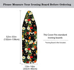 Black Cat Floral Ironing Board Covers Standard Washable Ironing Board Protector - Image 5
