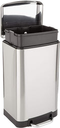 Amazon Basics Rectangular Small Trash Can by AmazonBasics