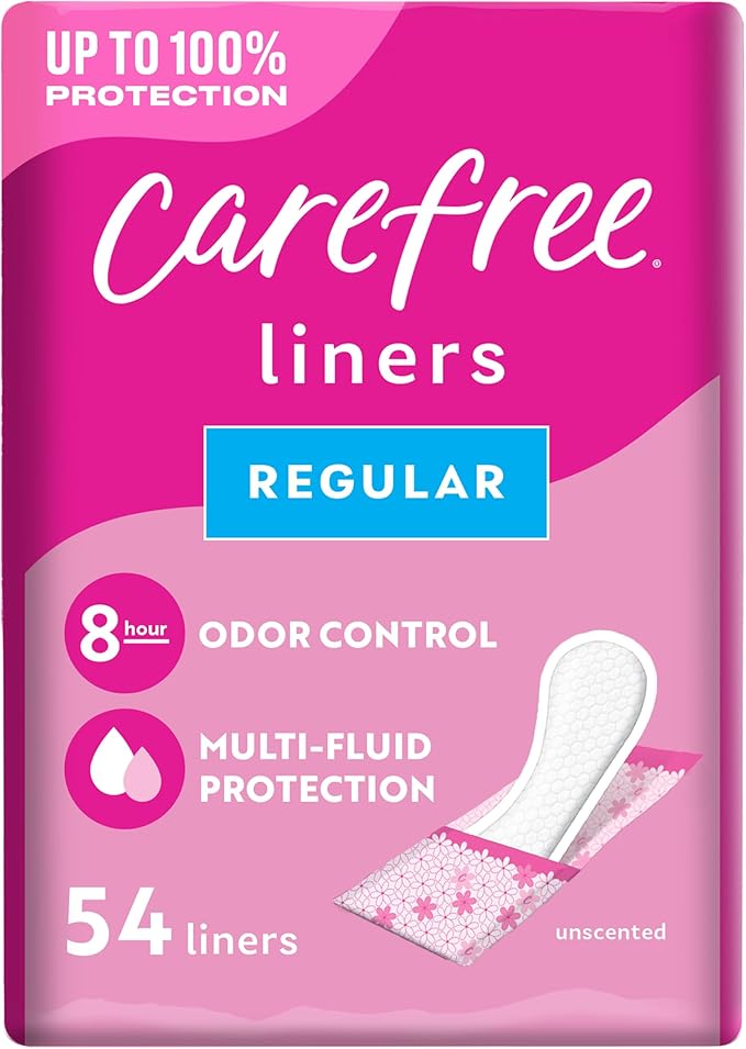 Carefree Panty Liners, Regular Liners by Carefree