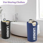 2Pcs 95L Collapsible Laundry Basket - Image 4