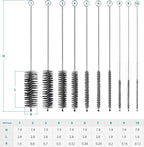 CiaraQ Bottle Cleaning Brushes, 8 Inch Nylon Tube Brush Set, Cleaner - Image 3