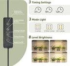 Plant Stand Indoor with Grow Light 14 tiers Large Plant Shelf for Indoor Plants Display Heavy Duty Plant Rack for Living Room Patio Decor - Image 3