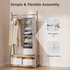Pipishell 6-Shelf Hanging Closet Organizer - Image 4