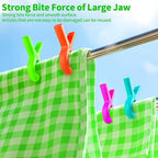Beach Towel Clips for Beach Chairs Cruise, Strong Grip Clothes Pins Non-Slip - Image 5