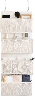 Over the Door Organizer Macrame Boho Nursery Storage by janebeauties