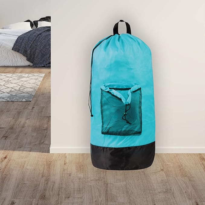 Turquoise Laundry Backpack - Image 9